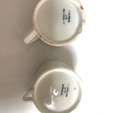 2 cups Jules Vieillard Bordeaux earthenware