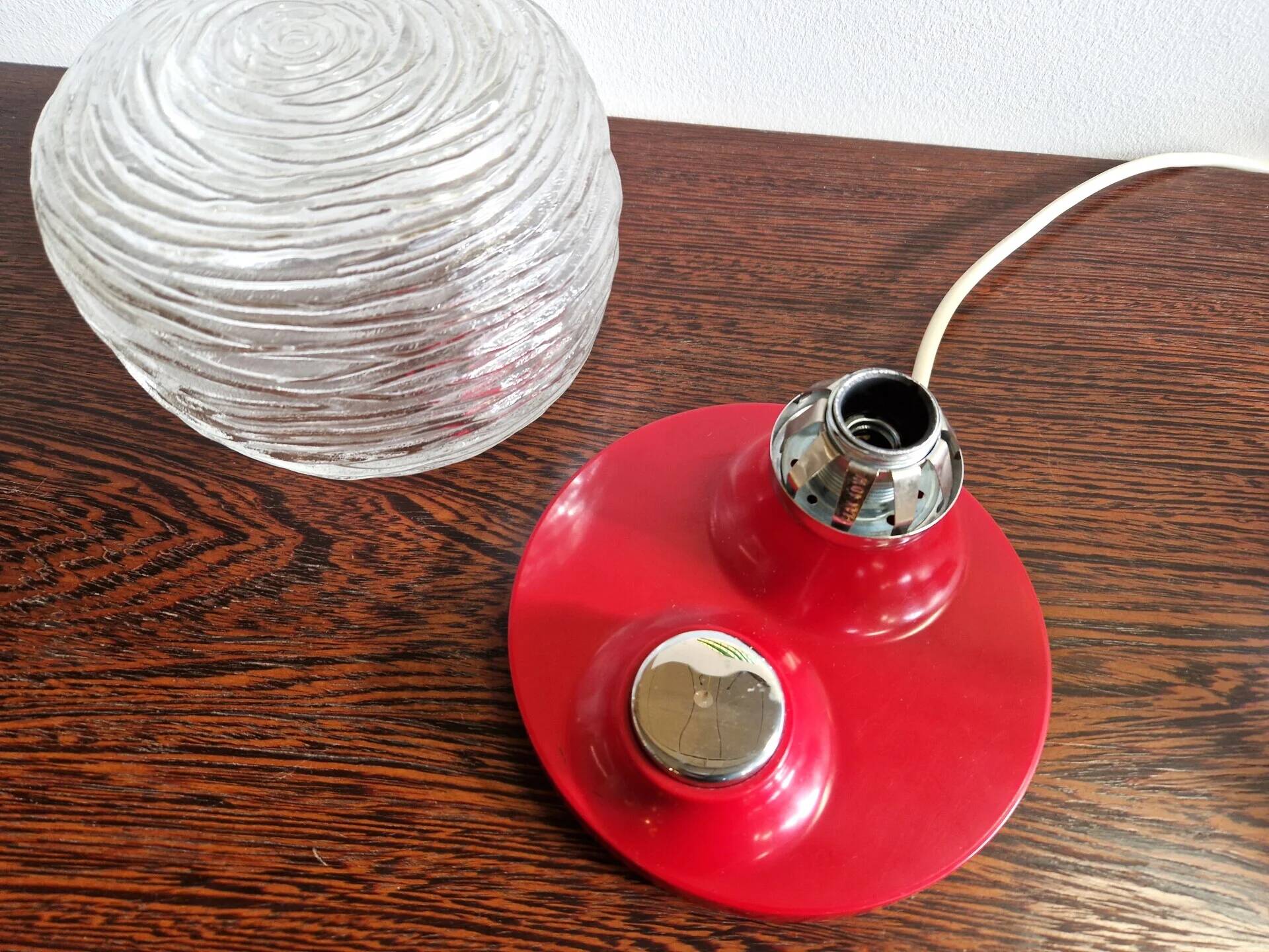 Pair of Hillebrand Space Age bedside lights, 1970s