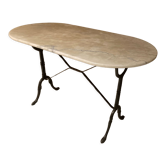 Table bistrot en marbre