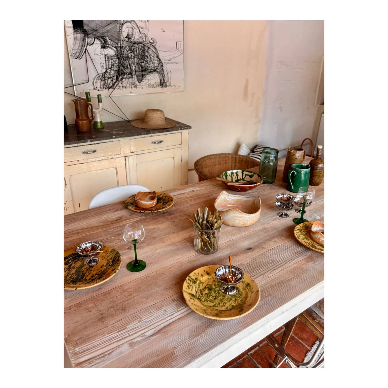 Large antique table