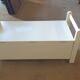 Petit banc coffre blanc