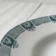 Set of 5 Saint Amand iron earth plates.