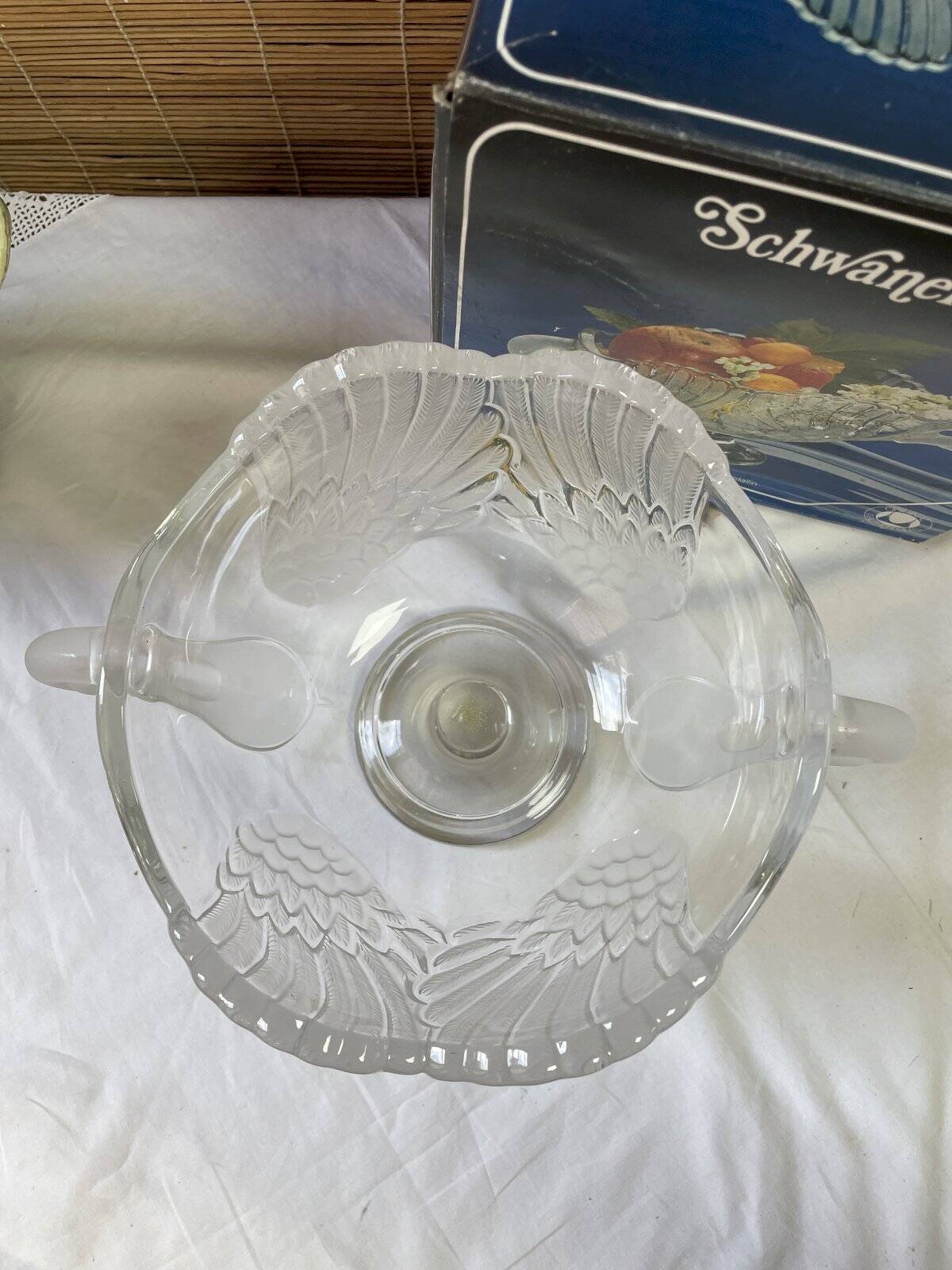 Schwanensee crystal footed bowl