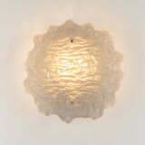 Exclusive Murano glass Sputnik wall sconces by Peill & Putzler, Germany.