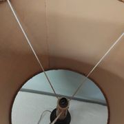 Table Lamp H: 73 cm - Vintage Pewter Lamp Base