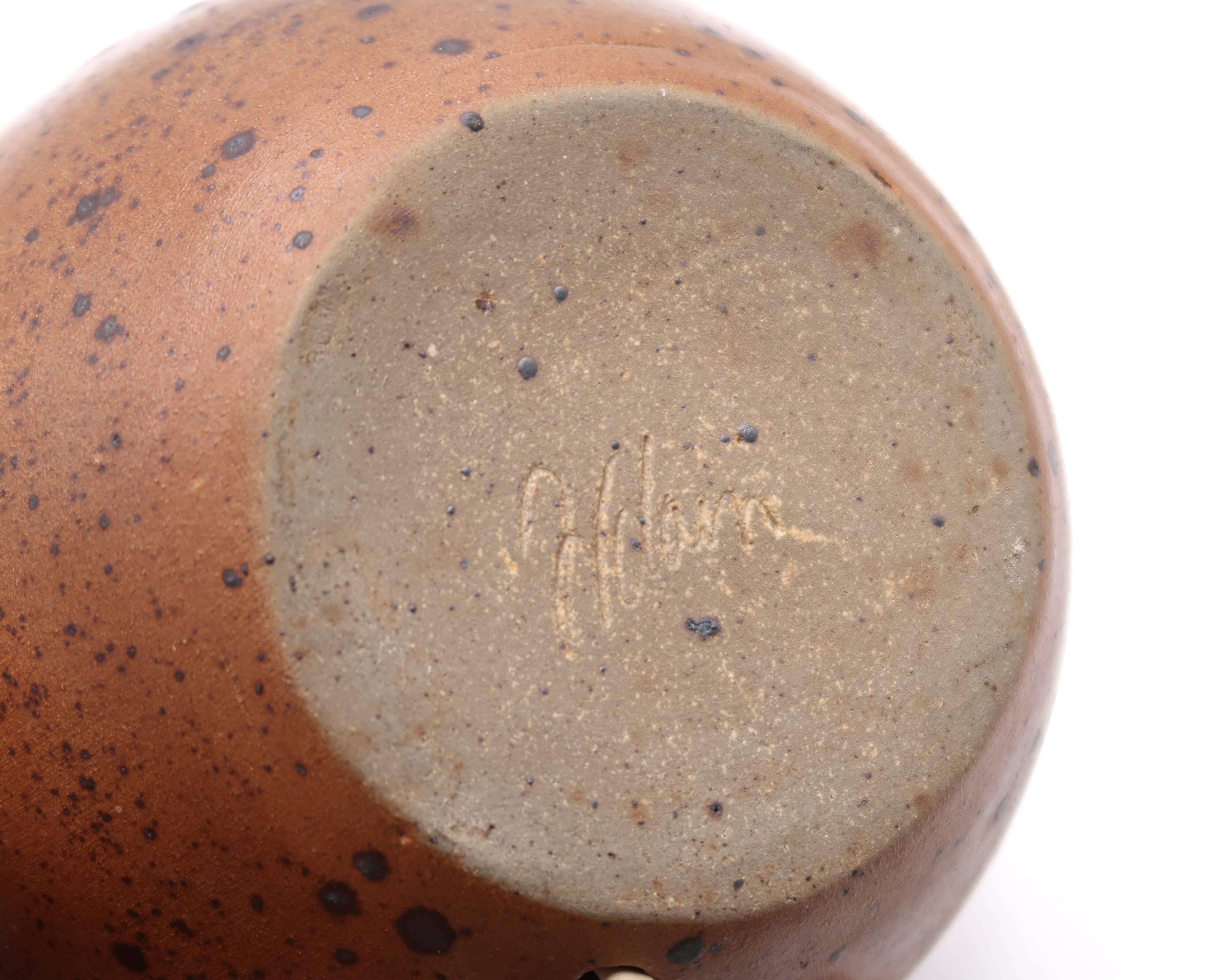 Sandstone lamp by Jacques Vilain, raffia lampshade, 70s ceramic