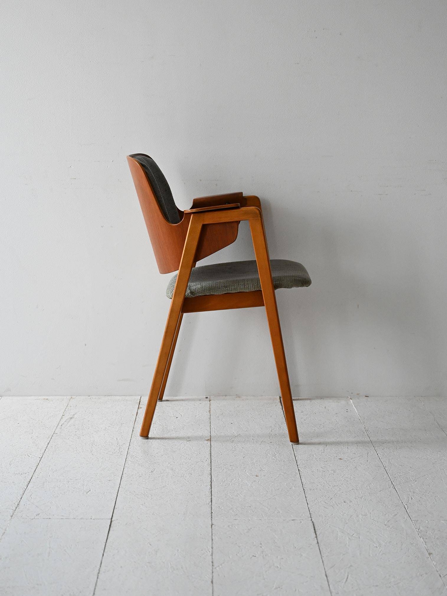 1950s/60s Scandinavian Desk Chair in Wood