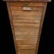 1920s fir curtain file cabinet