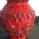 Vintage Vase West Germany in glazed ceramic 70s