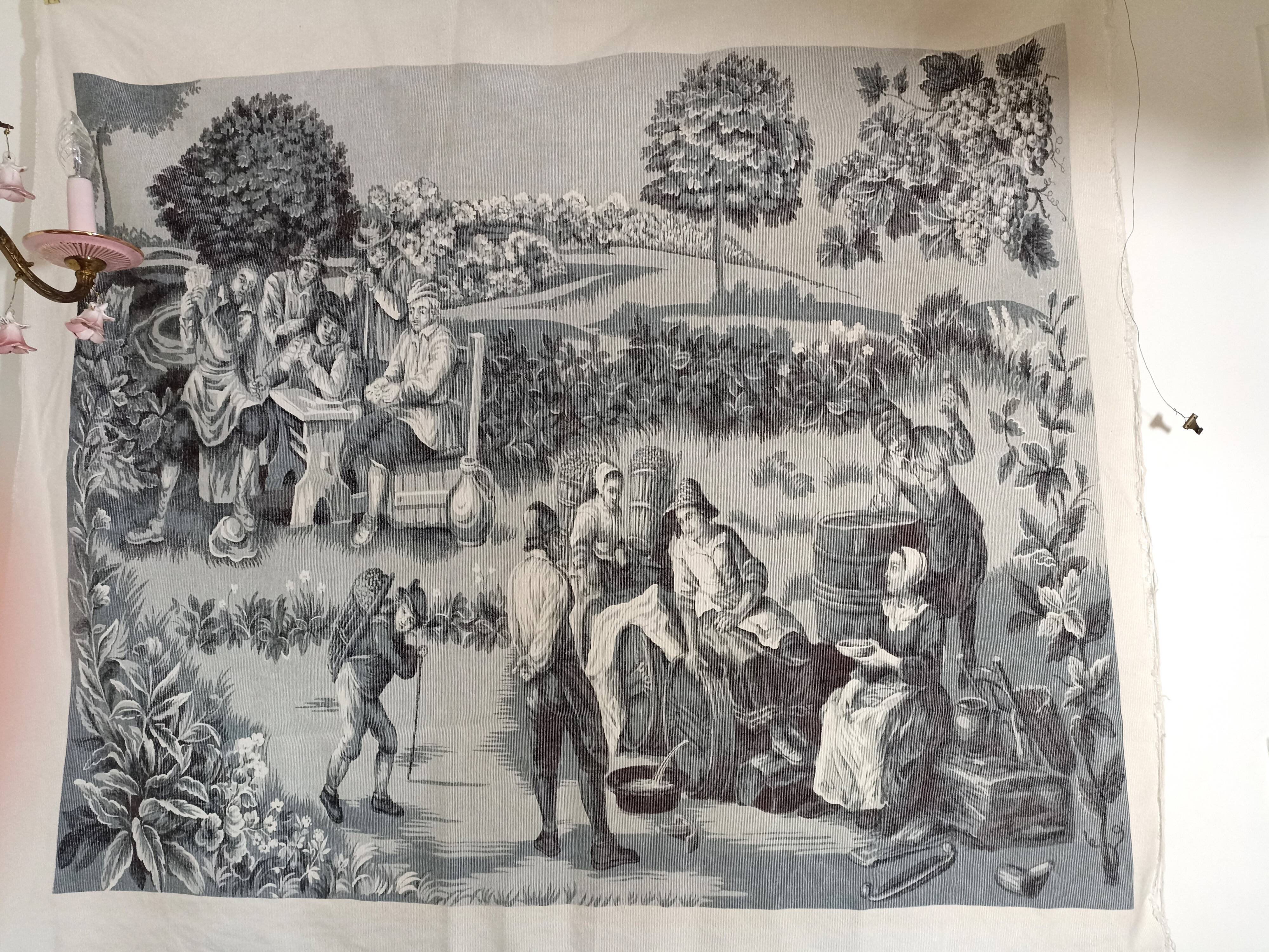 Large vintage decorative panel