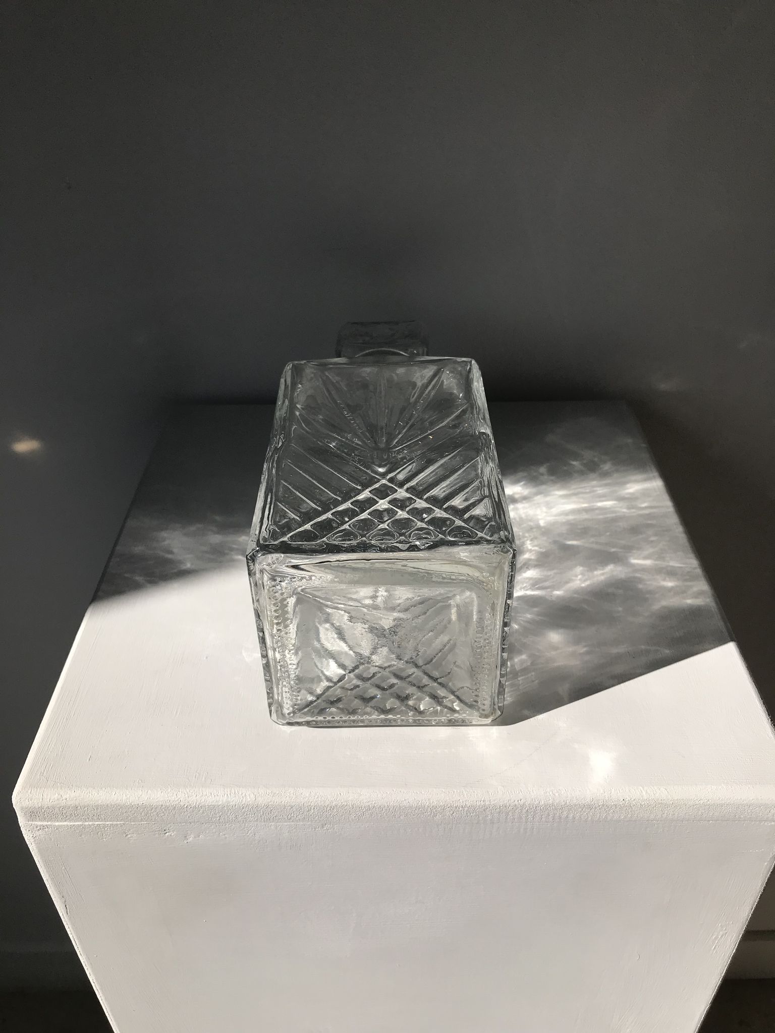 Carafe à whisky en verre