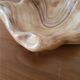 Ceramic pocket tray imitation wood Vallauris