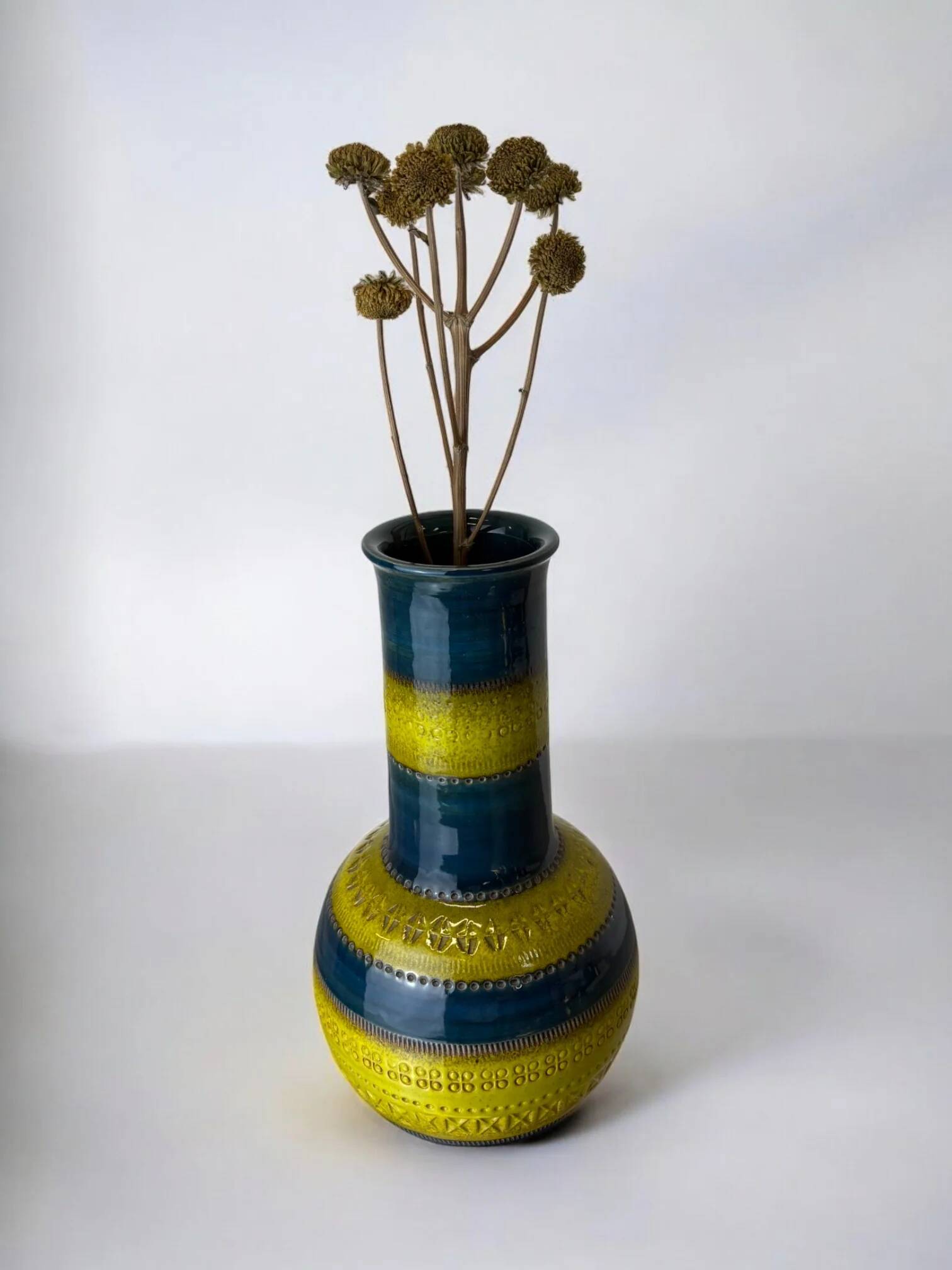Ceramic vase by Aldo Londi for Bitossi, Italy, 1960s