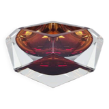 1960s Brown Ashtray or Catchall by Flavio Poli for Seguso