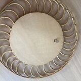 Rattan mirror