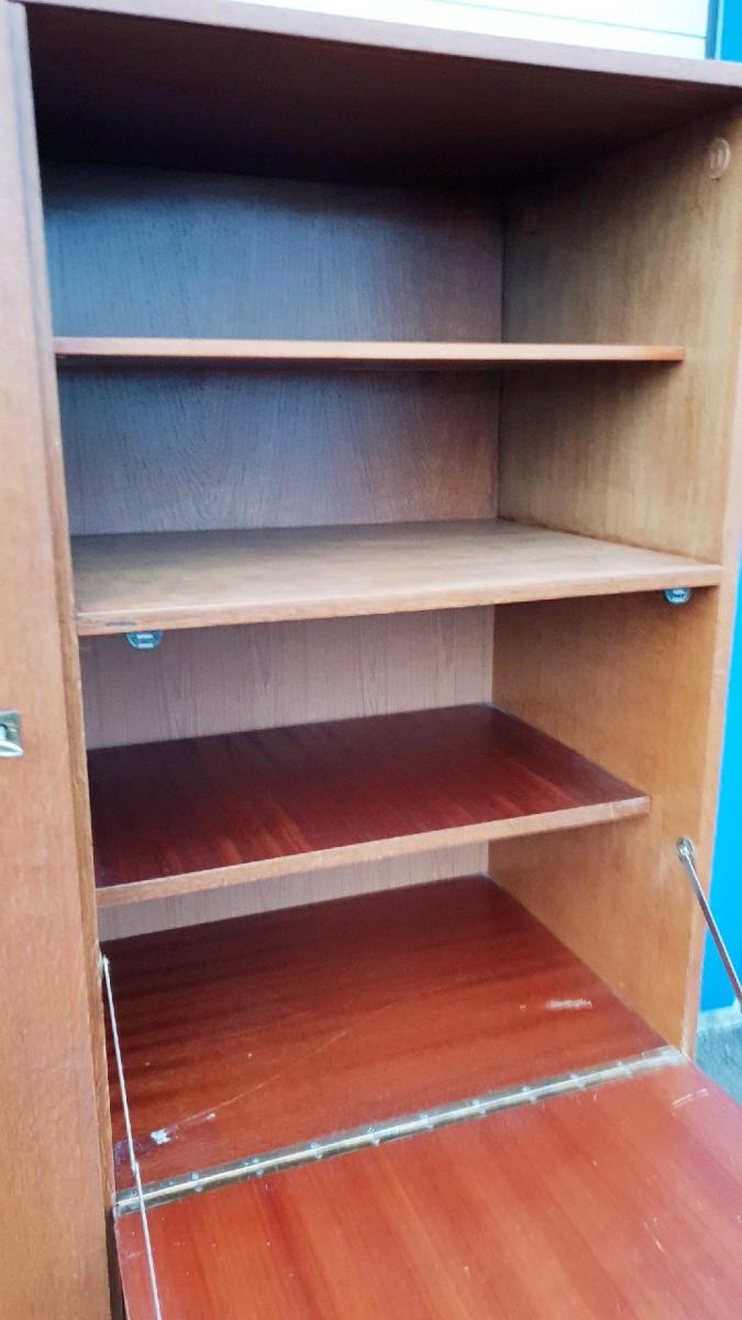 Scandinavian vintage library-secretary