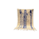 Authentic handmade Azilal Berber rug in blue and white, 2/3 m.