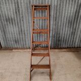 Escabeau en bois de peintre vintage rénové