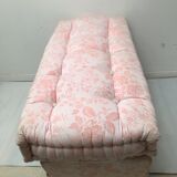 Vintage fabric bench end bed