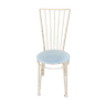 Chaise de jardin métal laqué blanc