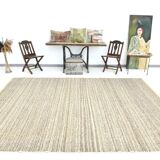 8x10 Rug For Living Room Brown & Beige Vintage Rug, 245x325Cm SK34388