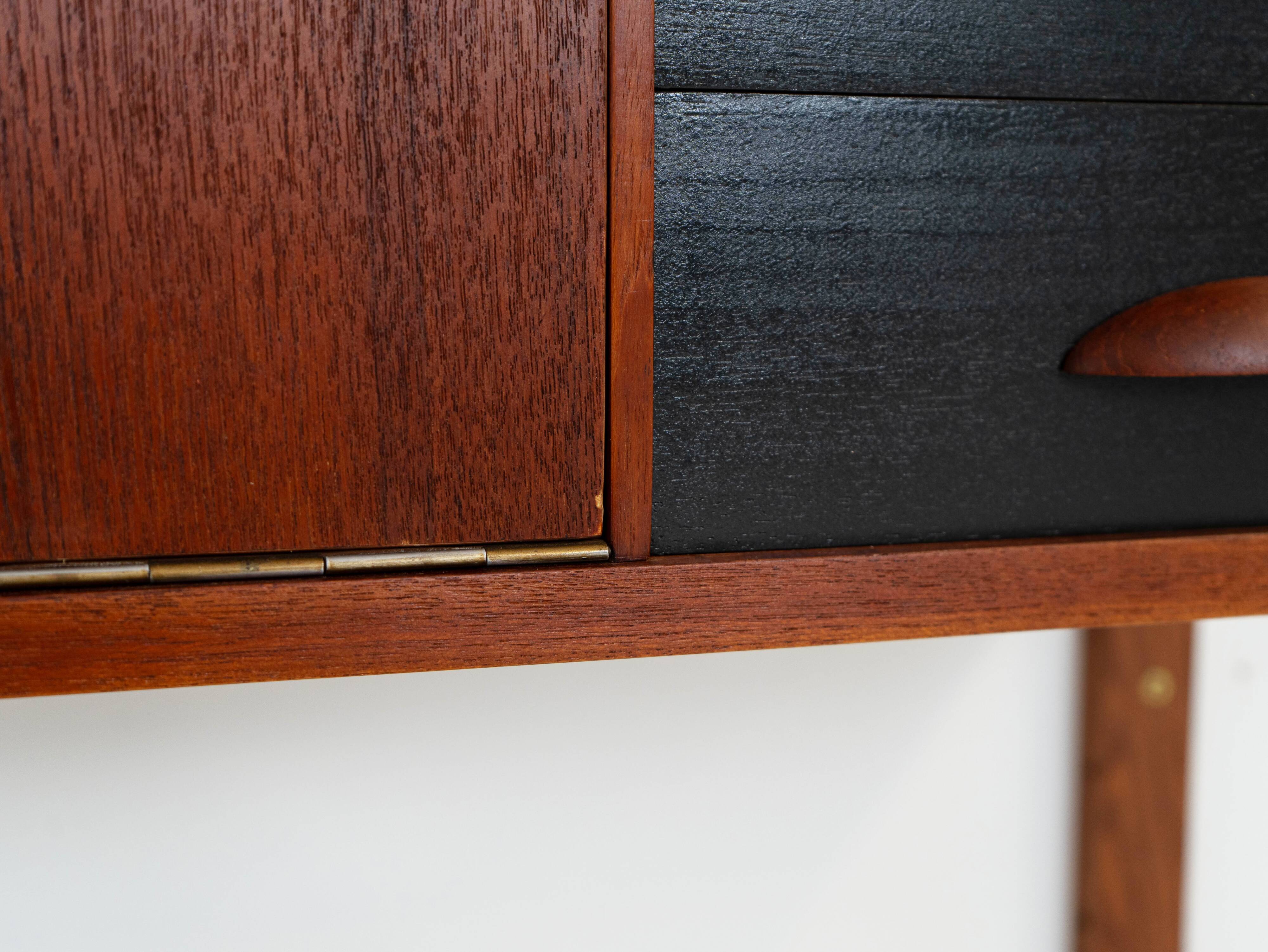 Teak modular shelving unit, Danish design, 1960s, made in Denmark