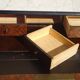 Napoleon III chest of drawers in walnut and burl walnut