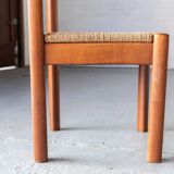 Rustic dining chairs, Italy, 1960's