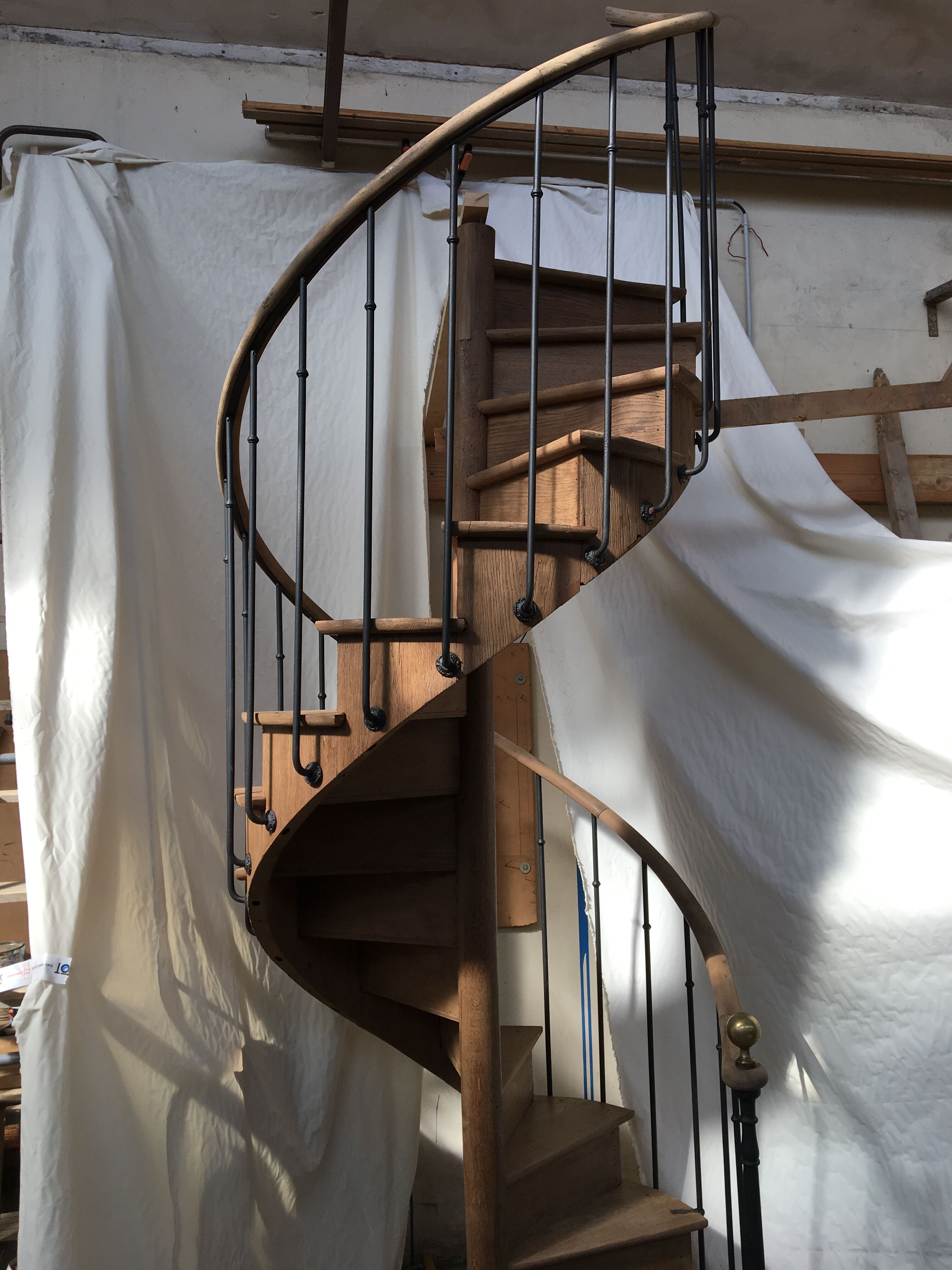 Ancient spiral staircase 1900