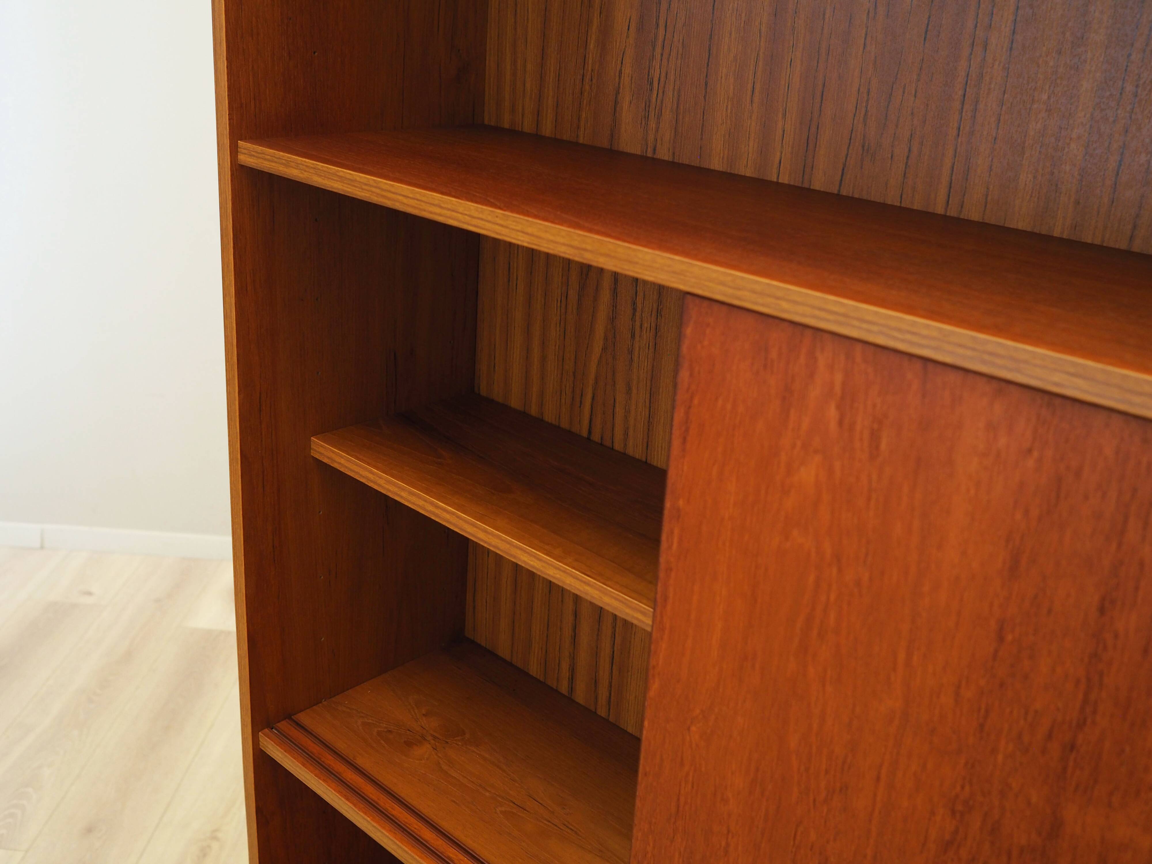 Teak bookcase, Danish design, 1960s, production: Denmark
