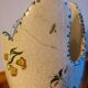 Cracked vase with chinese and floral decoration XlX th century