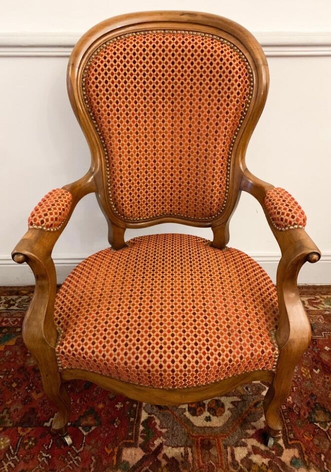 Louis XV Style Cabriolet armchair, circa 1850