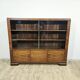Ensemble de bureau exécutif monumental / Art Déco / Noyer / Années 1940.