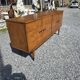 Vintage 4-door oak sideboard from the 60s