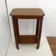 Small wooden Art Deco side table.