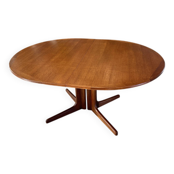 Table extensible Teck par Niels Otto Moller Danemark 1960