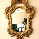 Bronze mirror in Louis XV style