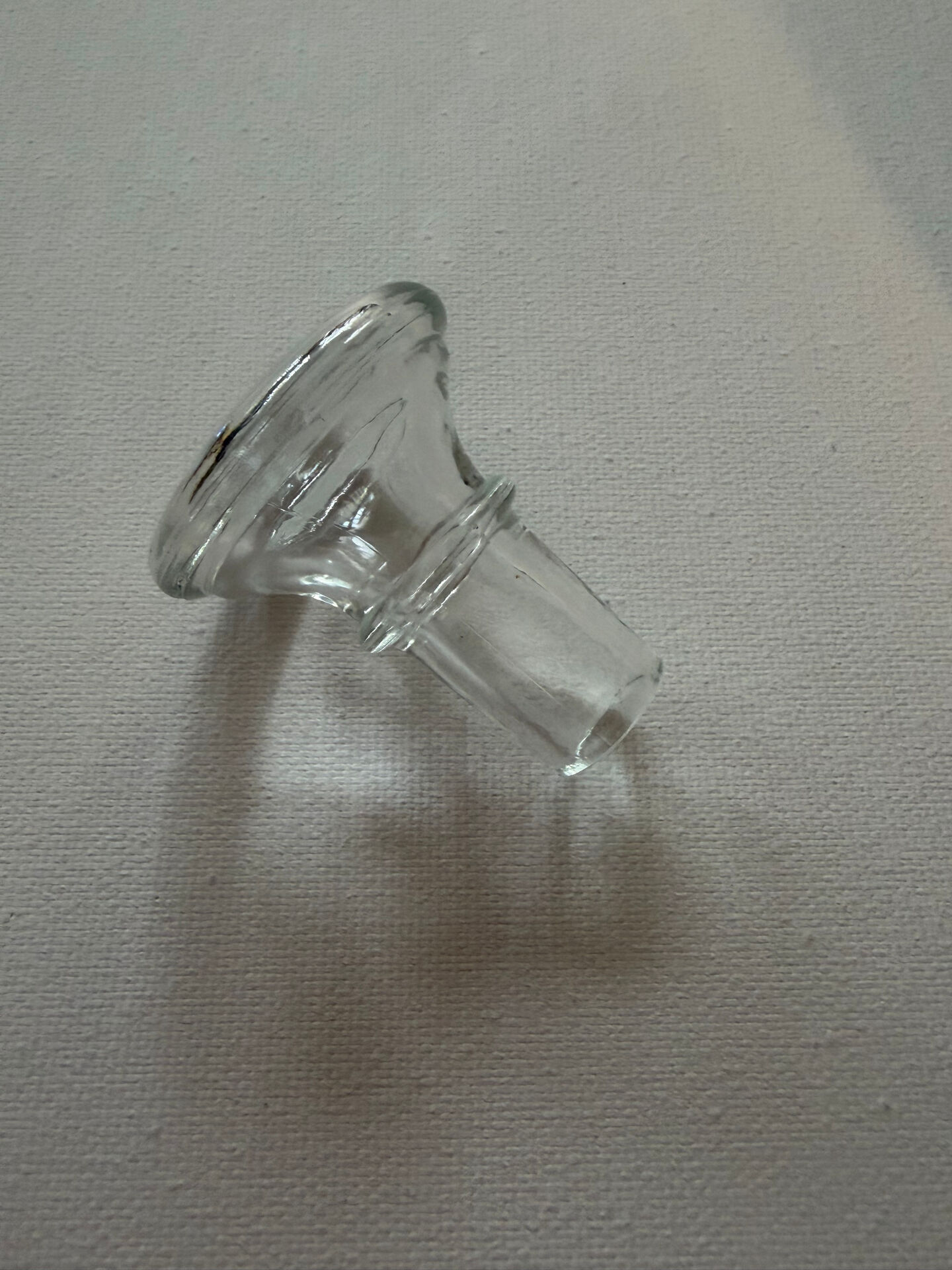 Carafe en verre décor Vichy