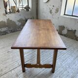 Table de ferme en chêne 2m