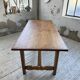 Table de ferme en chêne 2m