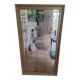 Rectangular gold mirror