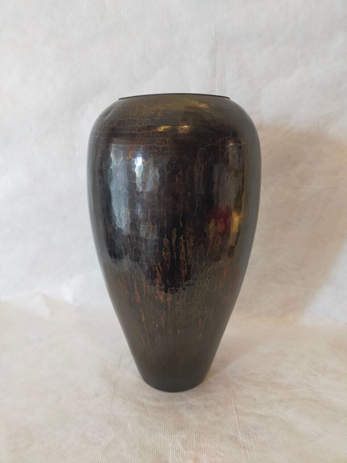 Brassware vase by Hervé Wahlen