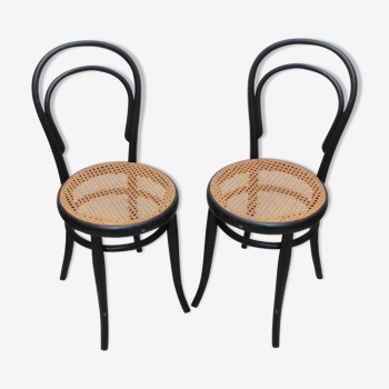 Paire de chaises de bistrot Thonet N°14