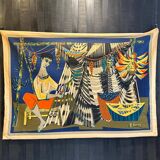 Tapestry "The Net Mender" by Robert Debiève.