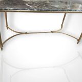 Bronze and marble coffee table, 20th century