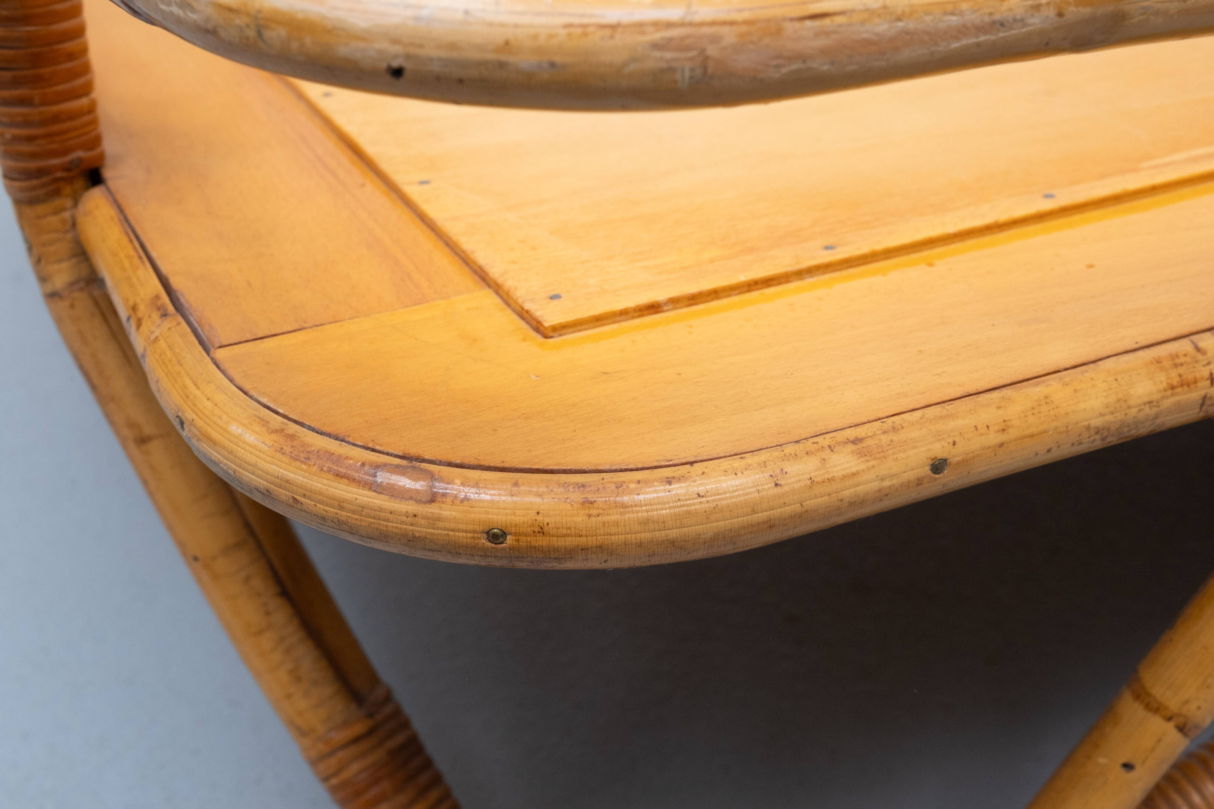 Rohé daybed rattan bed rotan Noordwolde 1950s Holland