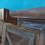 Wall coat rack solid oak 9 hooks