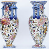 Pair of Gien's faience vases