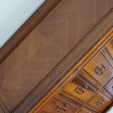 Walnut apothecary furniture France 1920s