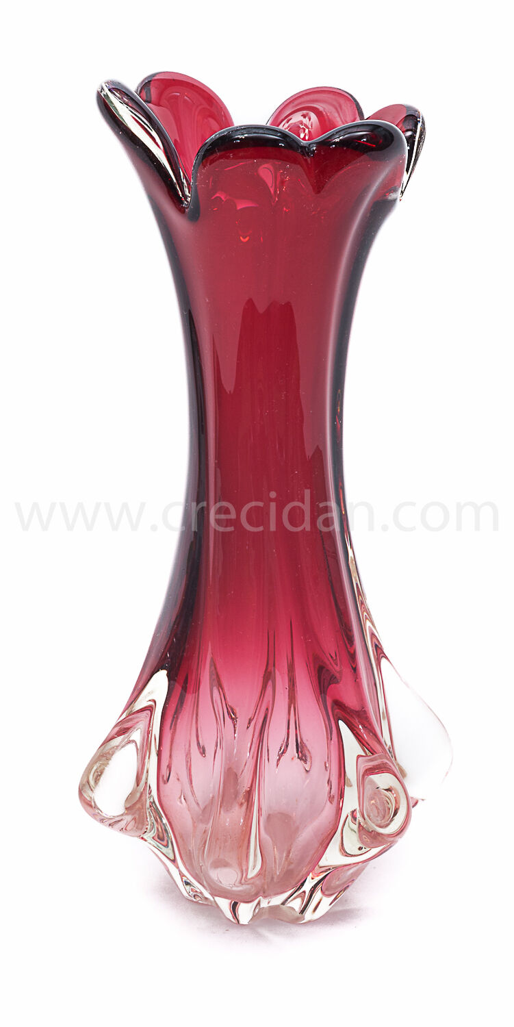 Murano vase “Chambord” red